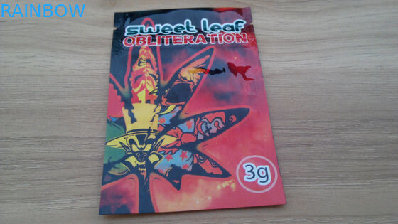 イギリス 1g の 3g 甘い葉の草の香の包装/研究のジッパーが付いている化学粉袋