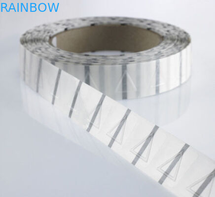 25mm の直径の三角形の収縮の袖は透明なステッカー/蝕知の警告表示を分類します