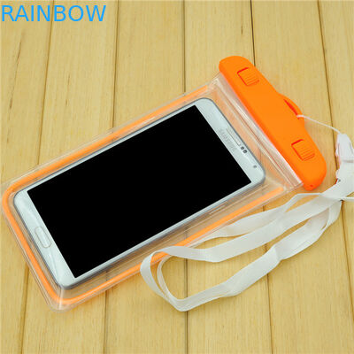 自在継手 5.5 インチ ポリ塩化ビニールのプラス Iphone 6s 6 のための防水電話袋ピンク/Oragne/青