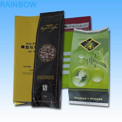包むアルミ ホイルの側面のガセットのクォードのシール コーヒー/茶 Pacakging 袋