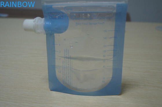 再使用可能で透明な二重 Ziplock BPA は食糧口の袋を放します