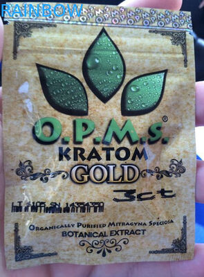 注文の kratom の草の香の包装は/3ct OPMS kratom 袋を要約します