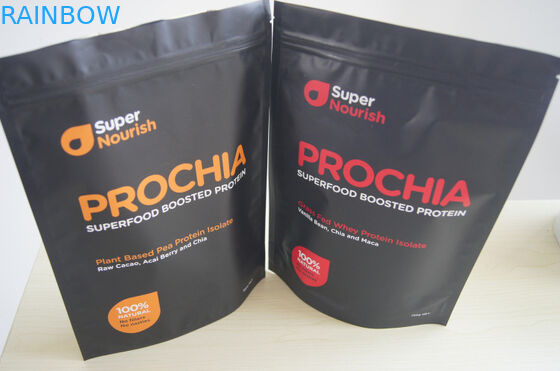 ジップ ロック式茶/コーヒー/液体のために包むアルミ ホイル ホイルの袋を立てて下さい