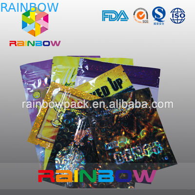 カスタマイズされた 4g/10g 草の香の包装/ポプリの Ziplock は袋に入れます