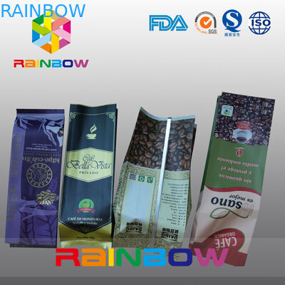 側面のガセットのコーヒー バッグを包む 250g アルミ ホイルのティーバッグ
