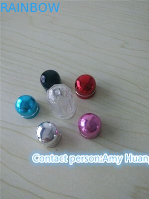 空き硬いゼラチンカプセル ボトル アルミホイル蓋付き セックスピル容器