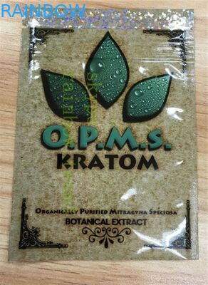 cannabinoids の kratom のカプセル/mitragyna のためのアルミ ホイルの上の ziplock の包装袋