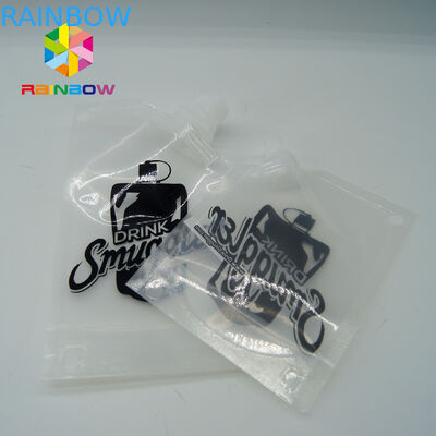 BPAは4 OZ/8OZのNonleakageの再使用可能で透明なプラスチック ワインのフラスコ/アルコール飲料の袋を放します