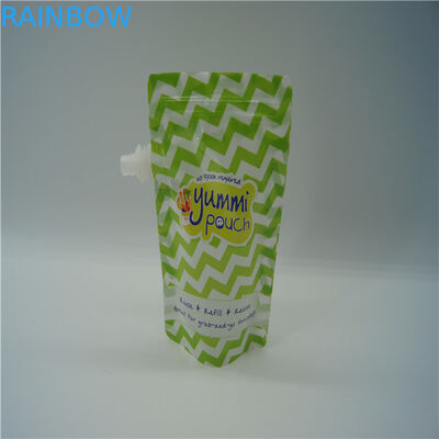 5oz承認されるFDAを包む再使用可能なベビーフードのプラスチック袋