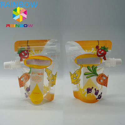 食品等級ののために包む透明なスタンドアップ式の口の袋はゼリー/ジュースを吸います
