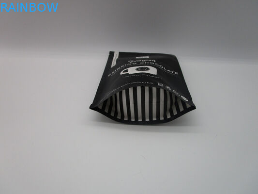 注文の印刷包むジップ ロック式ホイルの袋ヒート シール ホイルはジッパーによって袋に入れます