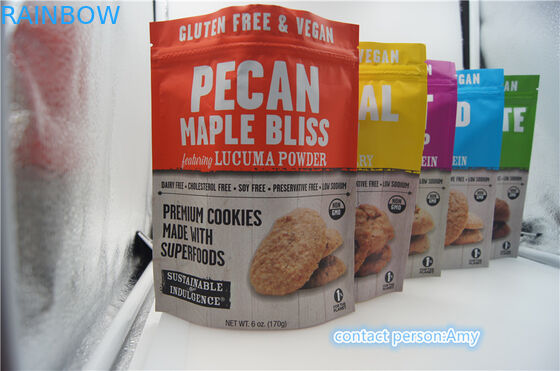 2017の新しい設計ジッパーが付いているbag/10ozのチーズ袋を包む昇進チョコレート ビスケット