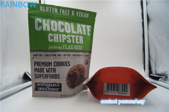 2017の新しい設計ジッパーが付いているbag/10ozのチーズ袋を包む昇進チョコレート ビスケット