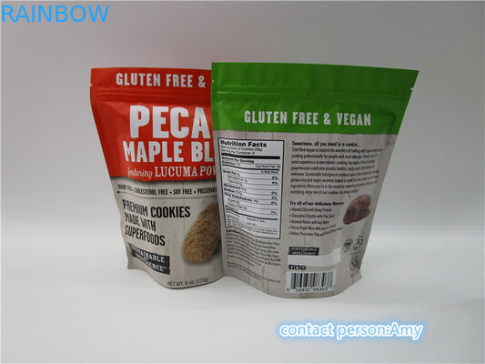 顧客用昇進チョコレート ビスケットの軽食袋の包装のグラビア印刷の印刷