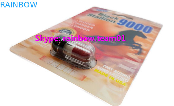 包む明確なプラスチック性のまめカードOEM ODMサービスを包む医学のまめ