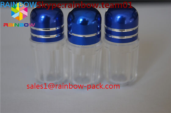 小さい性のaliminumホイルの帽子、弾丸の貝の包装が付いている空の薬のびん