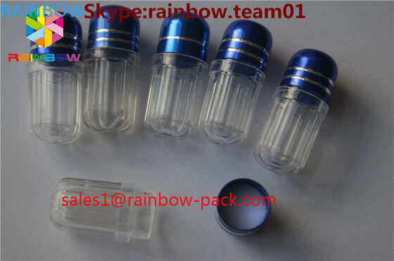 小さい丸薬形のカプセルの容器の性の丸薬はサイ7の丸薬包装の強化の薬瓶のためのカプセルの箱を要約します