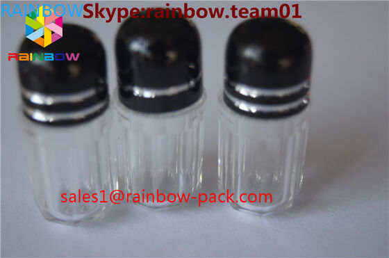 販売のcapsulの容器の嫌なやつのためのプラスチック薬瓶はびんの六角形青いカプセルの容器および八角形の形を形づけました