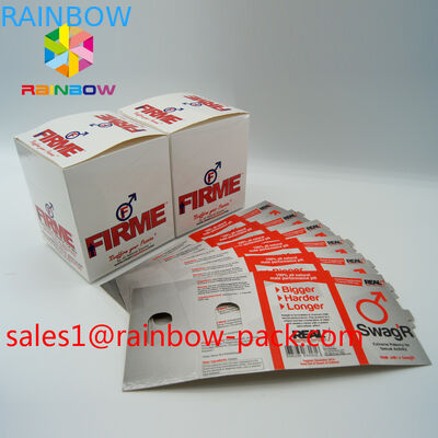 カード3Dを包むブラック マンバのディスプレイ・ケースの性の強化の丸薬は性の丸薬をもたらします