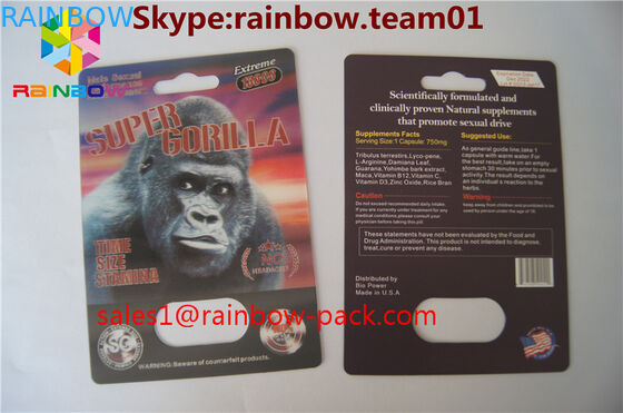 3D印刷カードFX 25000レンズのプラスチック3Dカード習慣は3D性の丸薬カードをpillspackagingサイV7 3Dの性を印刷しました