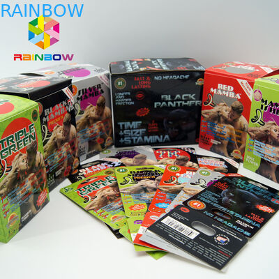 卸し売り陰茎の拡大のcapsulesRhinoは8つの丸薬/サイ9/Rhino 11/Rhino 12の性の丸薬びんを包む丸薬を要約します