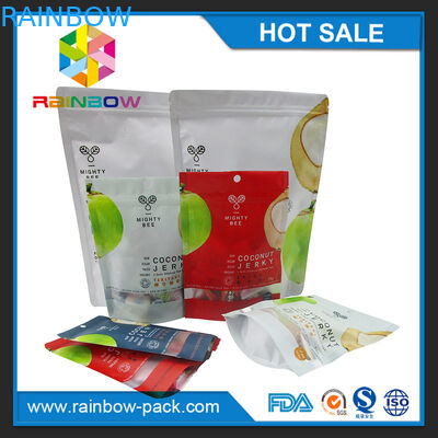 湿気の透過性袋を包むプラスチック ジップ ロック式の袋のポテト チップを薄板にする注文のホログラムはboppのフィルムを金属で処理しました