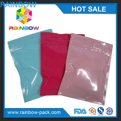 注文の臭いの証拠のresealableアルミニウム マイラー ジップ ロック式袋の大きい臭いの証拠のジップ ロック式のアルミ ホイル袋の黒ホイルのziplock
