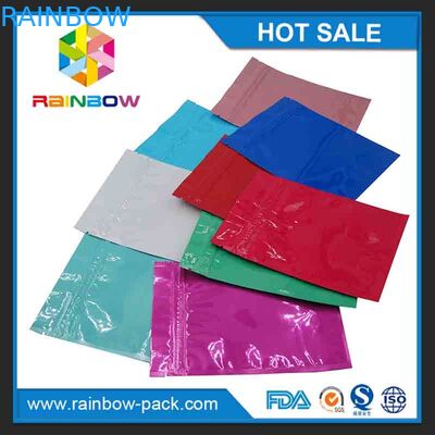 ジッパーの上のresealable袋が付いている証拠のジップ ロック式のアルミ ホイル ジップ ロック式袋の薬のアルミ ホイルのグリップによって密封される袋をかいで下さい