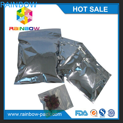 習慣は薬の丸薬タンパーの明白なジッパー ロックのポリ袋のためのホイルによってマイラー薄板にされた小型ジップ ロック式の袋を印刷しました