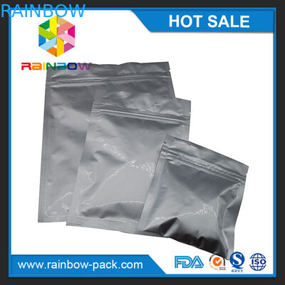 習慣は薬の丸薬タンパーの明白なジッパー ロックのポリ袋のためのホイルによってマイラー薄板にされた小型ジップ ロック式の袋を印刷しました