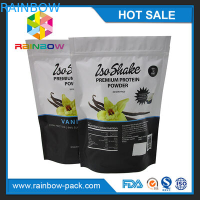 1kgアルミ ホイル無光沢の印刷のマイラーはジップ ロック式蛋白質の粉の包装の袋袋を立てます