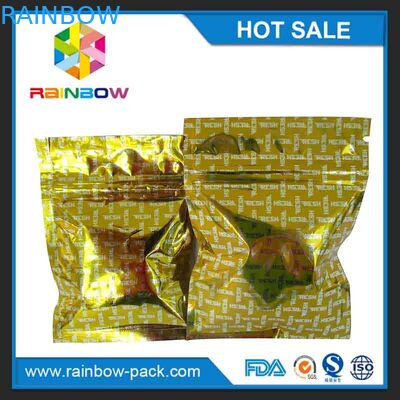 金は小型ホイルの袋の包装を/密封状態で密封されたアルミニウム ジップ ロック式袋よじ登ります
