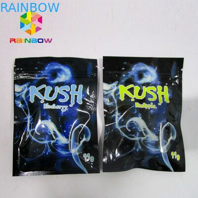 包むResealableスパイスの草の香はジップ ロック式のマイラー1側面の明確袋に入れます