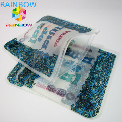 透明なポリ塩化ビニール袋のビキニ袋、エヴァのジッパーが付いているプラスチック水着袋