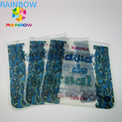 ポリ塩化ビニールのビキニのジッパー袋を詰める注文の水着