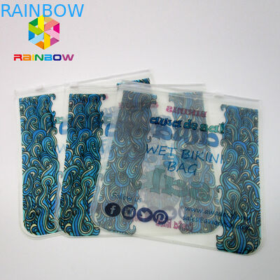 ポリ塩化ビニールのビキニのジッパー袋を詰める注文の水着