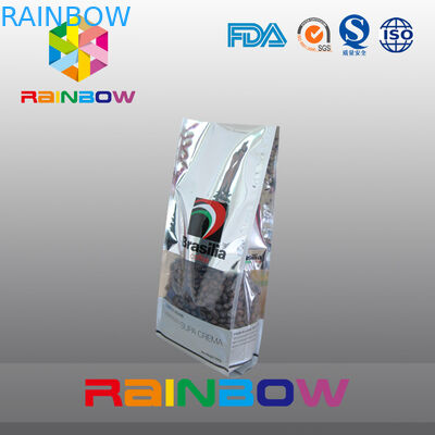 耐久の側面のガセットの平底の茶包装袋のコーヒー豆のポリ袋