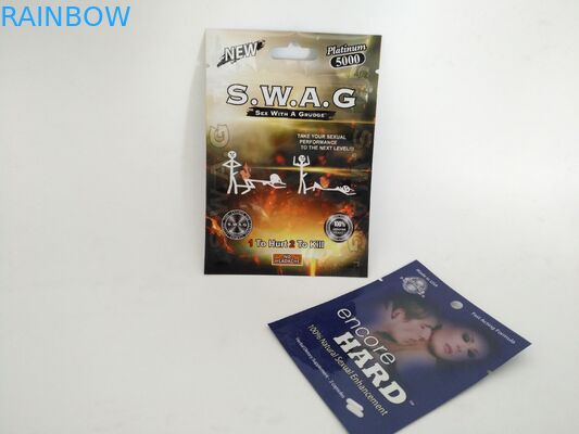 アンコール堅いカプセルの粉のための3つの側面のシールの丸薬包装の袋袋の破損のノッチ