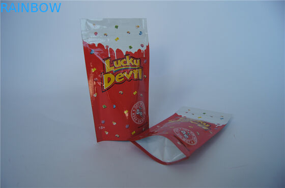 別のフルーツの味のためのジップ ロック式の小さいTHC/CBDのアルミ ホイルにジッパーの上袋味を付けて下さい