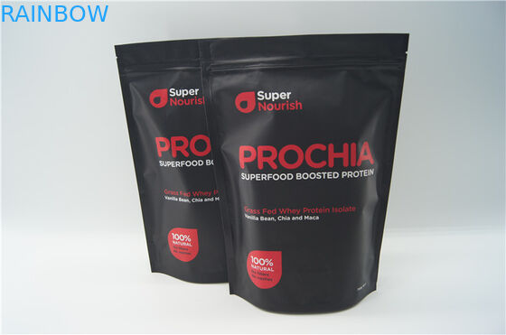 良質のアルミ ホイルの栄養物はジッパーが付いている包装袋を立てます