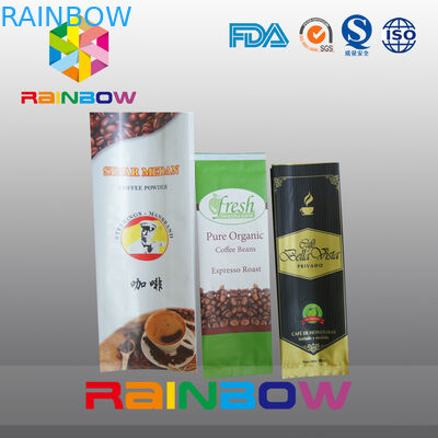 12oz弁/注文の印刷を用いる白い側面のガセットのコーヒー包装袋