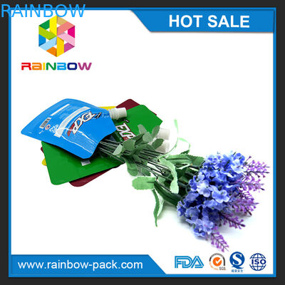 印刷された液体を包むResealableプラスチック袋はジッパーが付いている口の袋を立てます