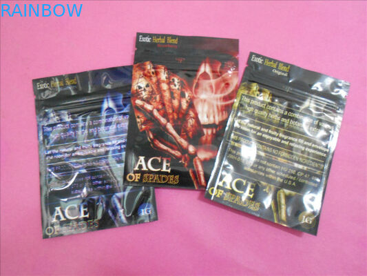 平らなジッパーの袋の化学丸薬THC磨き粉を包むカリフォルニア夢の草の香