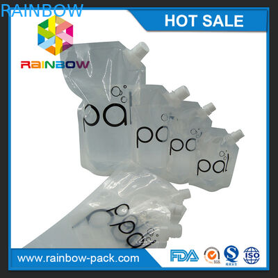 4oz/透明な8oz/16ozはBPAの自由な口が付いているワインの袋を立てます