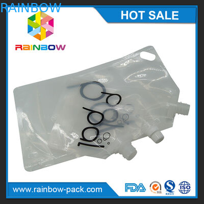 4oz/透明な8oz/16ozはBPAの自由な口が付いているワインの袋を立てます