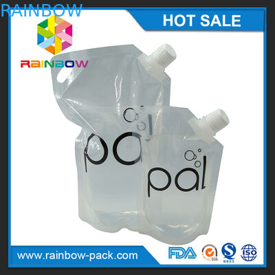 4oz/透明な8oz/16ozはBPAの自由な口が付いているワインの袋を立てます