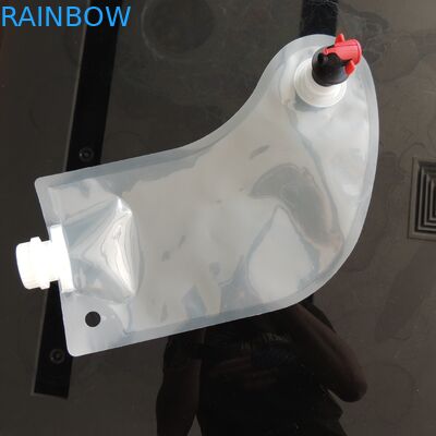 熱い販売のクリスマスstockings1Lのワイン/飲料/フルーツの透明なワインの袋