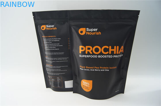 窓/ジッパーが付いている600g 1kg OEMのジッパーの食品包装袋のブラウン クラフト紙袋