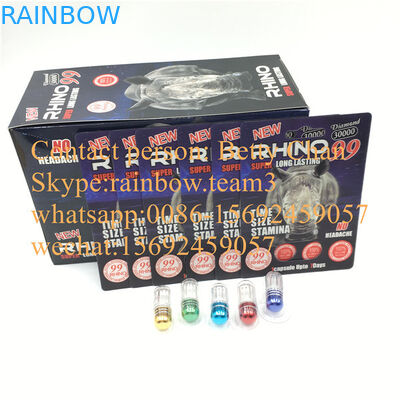 紫色のサイ99のための男性の強化の丸薬3Dまめの包装カード30000/サイ69 35000