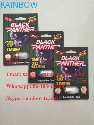 性のカプセルのまめ3Dの紙カード/男性の性の性能の強化の性の丸薬パッケージ